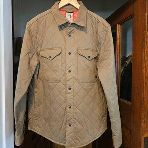 Relwen Moleskin Twill Insulated Shirt Jacket  in Barleycorn - Size Large